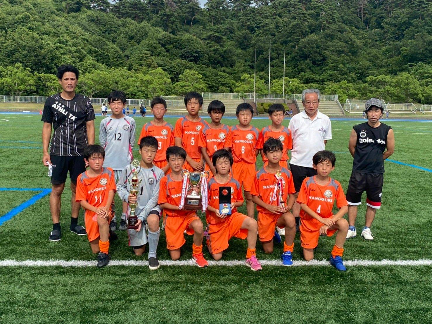2022.7.10 U-12 敦賀市長杯気比の松原招待サッカー大会2日目 - 南郷里